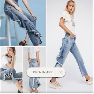 Citizens of Humanity Estella Side Ruffle High Rise